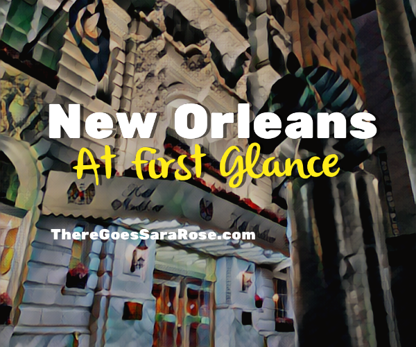 New Orleans: At First Glance travel cover. Photo by Sara Rose (2021)